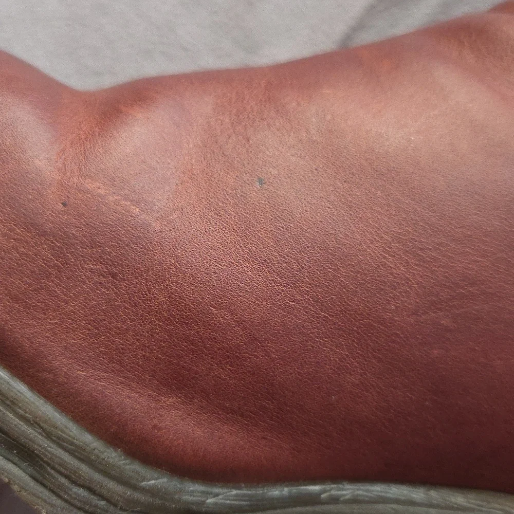 BORN Women's Brown Leather Ankle Booties - Picture 9 of 12